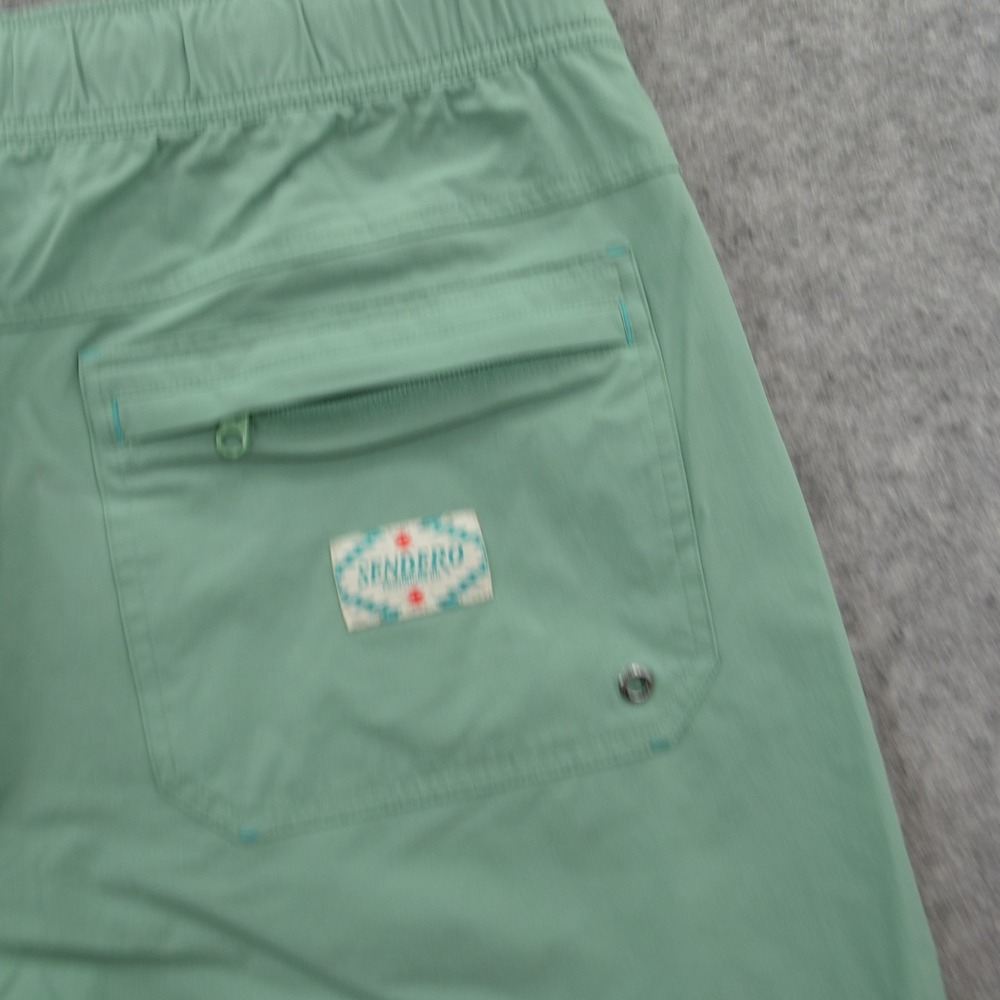 Sendero Provisions Shorts Mens Extra Large Green Board Swim Surf Trail Hiking - Picture 3 of 11
